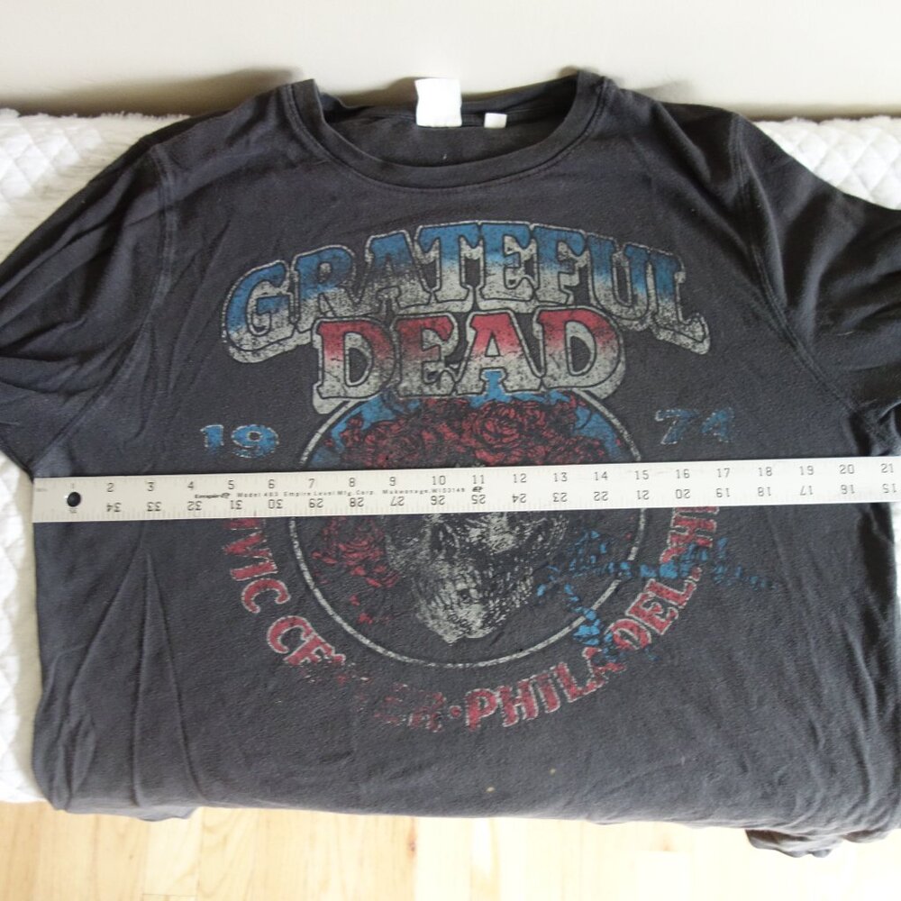GRATEFUL DEAD X JUNK FOOD 1974 Long Sleeve Black Tee – Med - Picture 4 of 8